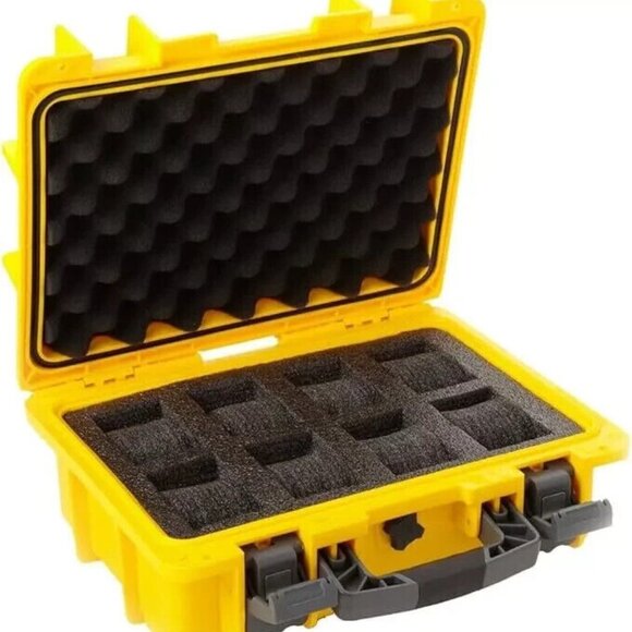 NEW Invicta 8-Slot Dive Impact Watch Case, Watch Collector Case Yellow BOX (DC8Y - Picture 3 of 4